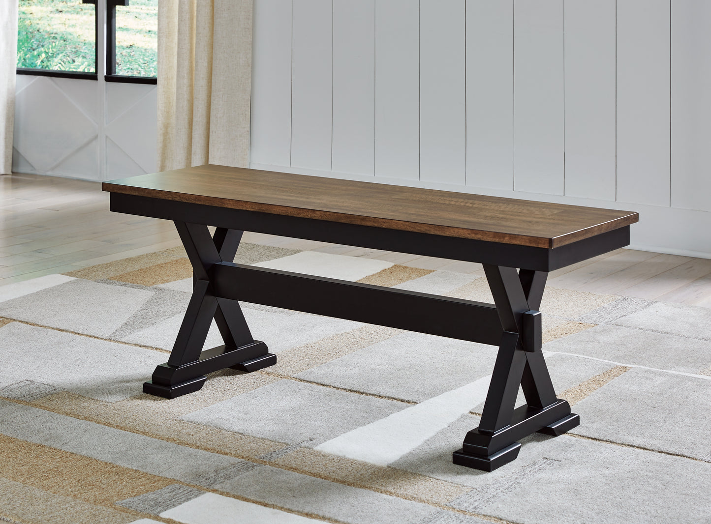 Myers Furniture Outlet - Ashley Furniture - Wildenauer Dining Room - Dining Room Buffet / Brown/Black / 59"W x 18"D x 37"H - D634-80