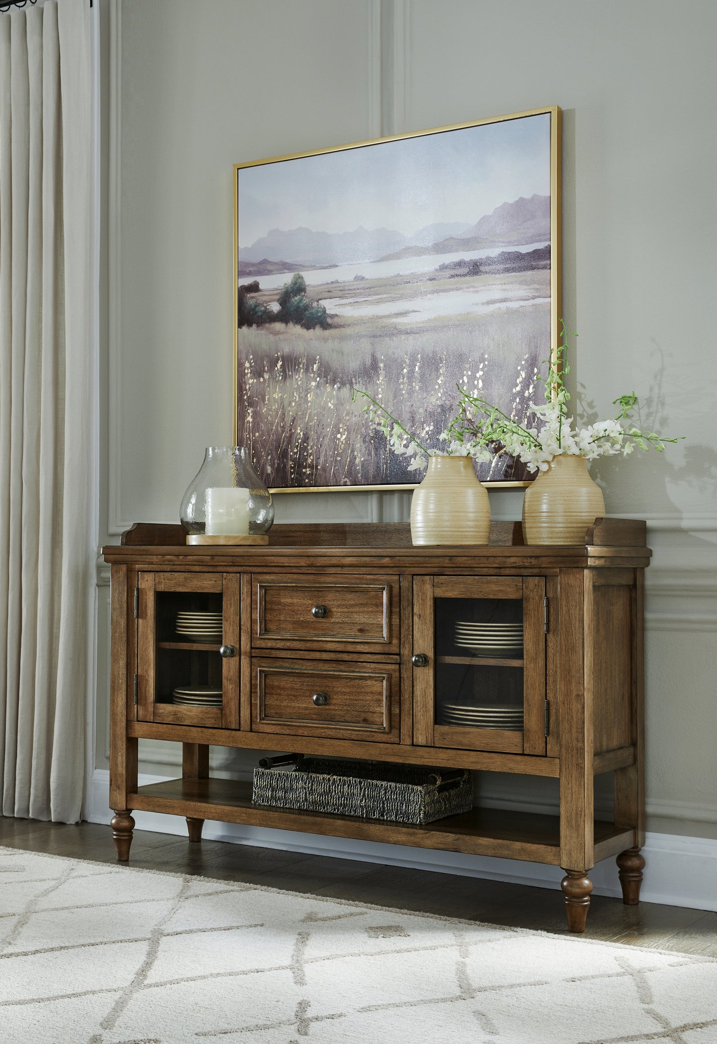 Myers Furniture Outlet - Ashley Furniture - Sturlayne Dining Room - Dining Room Server / Brown - D787-60