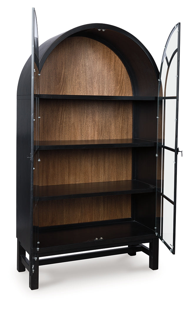Myers Furniture Outlet - Ashley Furniture - Greddinton Display Cabinet - Display Cabinet / Black/Brown - PCD824-376