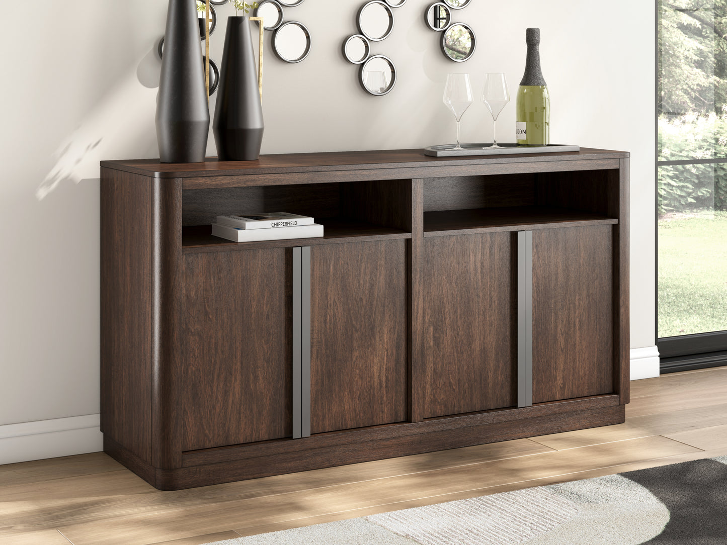 Myers Furniture Outlet - Ashley Furniture - Dilenno Dining Server - Dining Room Server / Dark Brown - PCD857-60