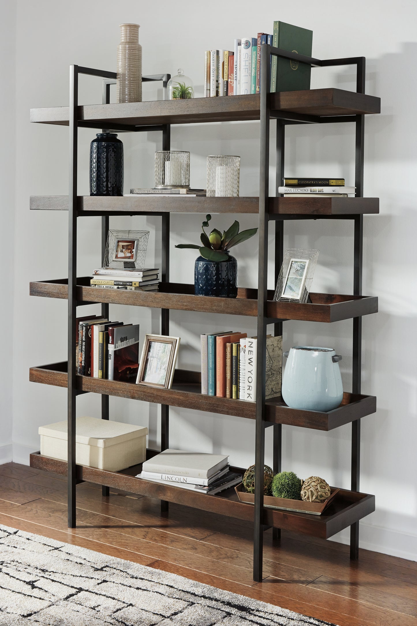 Myers Furniture Outlet - Ashley Furniture - Starmore Bookcase - Bookcase / Brown - H633-70