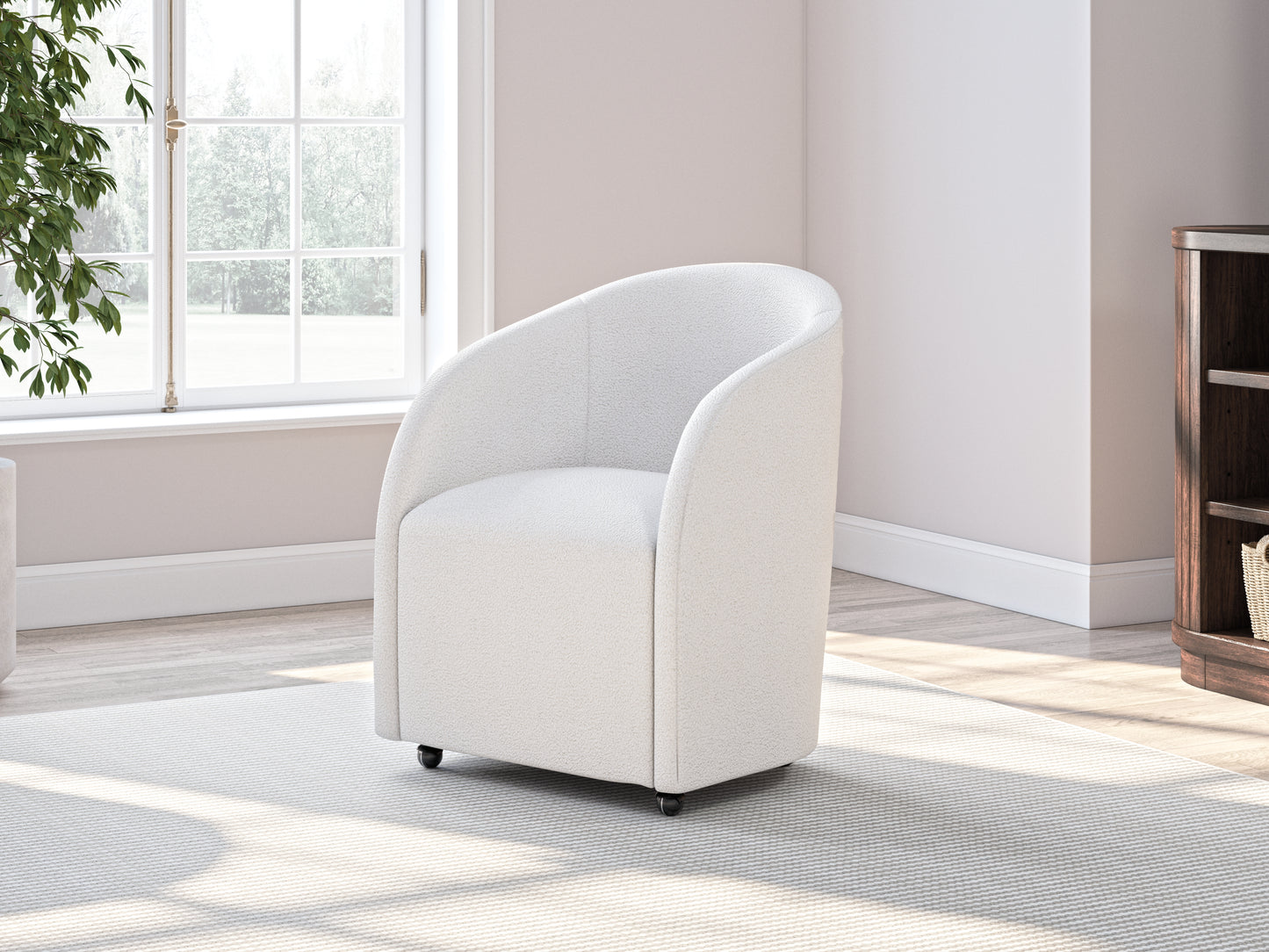 Myers Furniture Outlet - Ashley Furniture - Korestone Desk Chair - Home Office Desk Chair (1/CN) / White - H687-01A