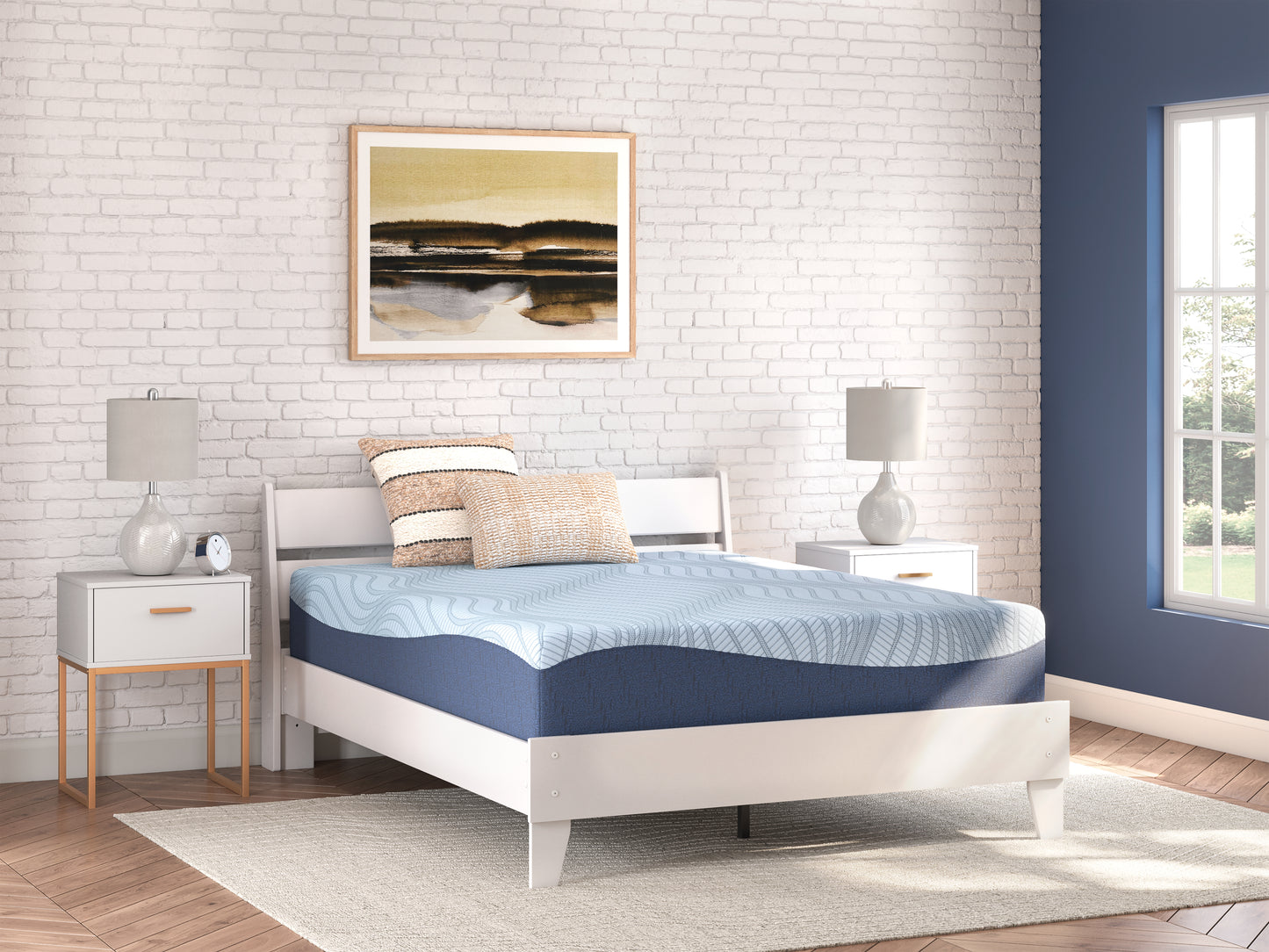 Myers Furniture Outlet - Ashley Furniture - Peak 2.0 12 Memory Foam Mattresses - Twin / White - M20611