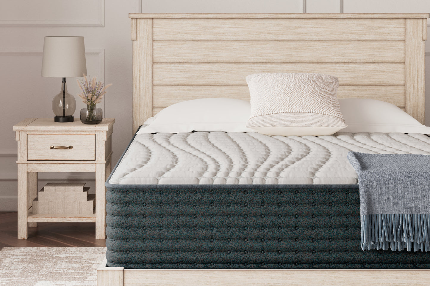 Myers Furniture Outlet - Ashley Furniture - Hybrid 1300 Mattresses - King / White - M43641
