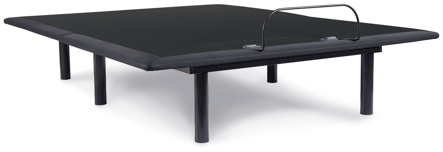 Myers Furniture Outlet - Ashley Furniture - Head Up Only Foundation Queen Adjustable Head Base - Queen Adjustable Head Base / Charcoal Gray - M5X132