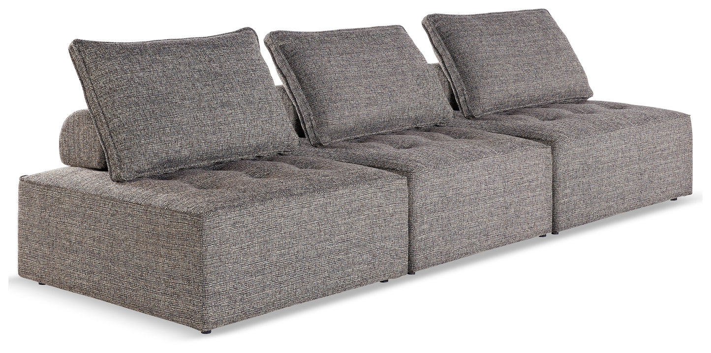 Myers Furniture Outlet - Ashley Furniture - Bree Zee Outdoor - 3-Piece Outdoor Modular Seating / Brown - P160P9