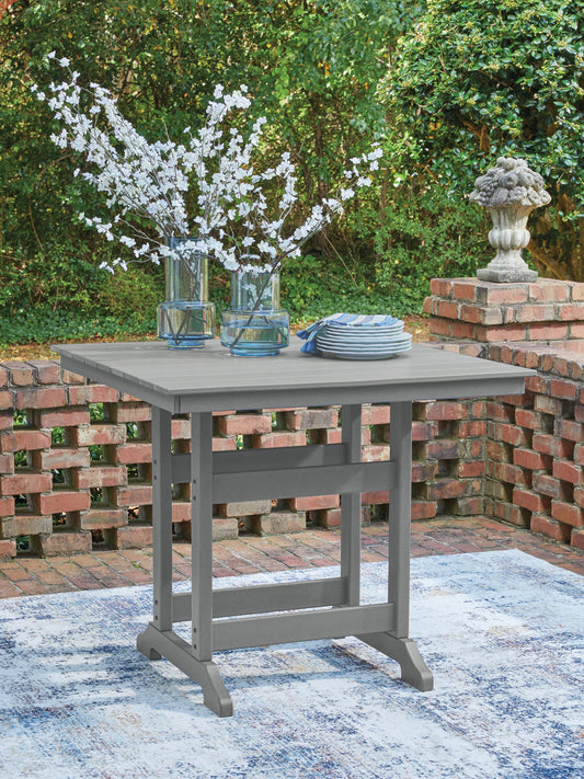 Myers Furniture Outlet - Ashley Furniture - Sanctuary Beach Outdoor - Square Counter TBL w/UMB OPT - PCP227-632