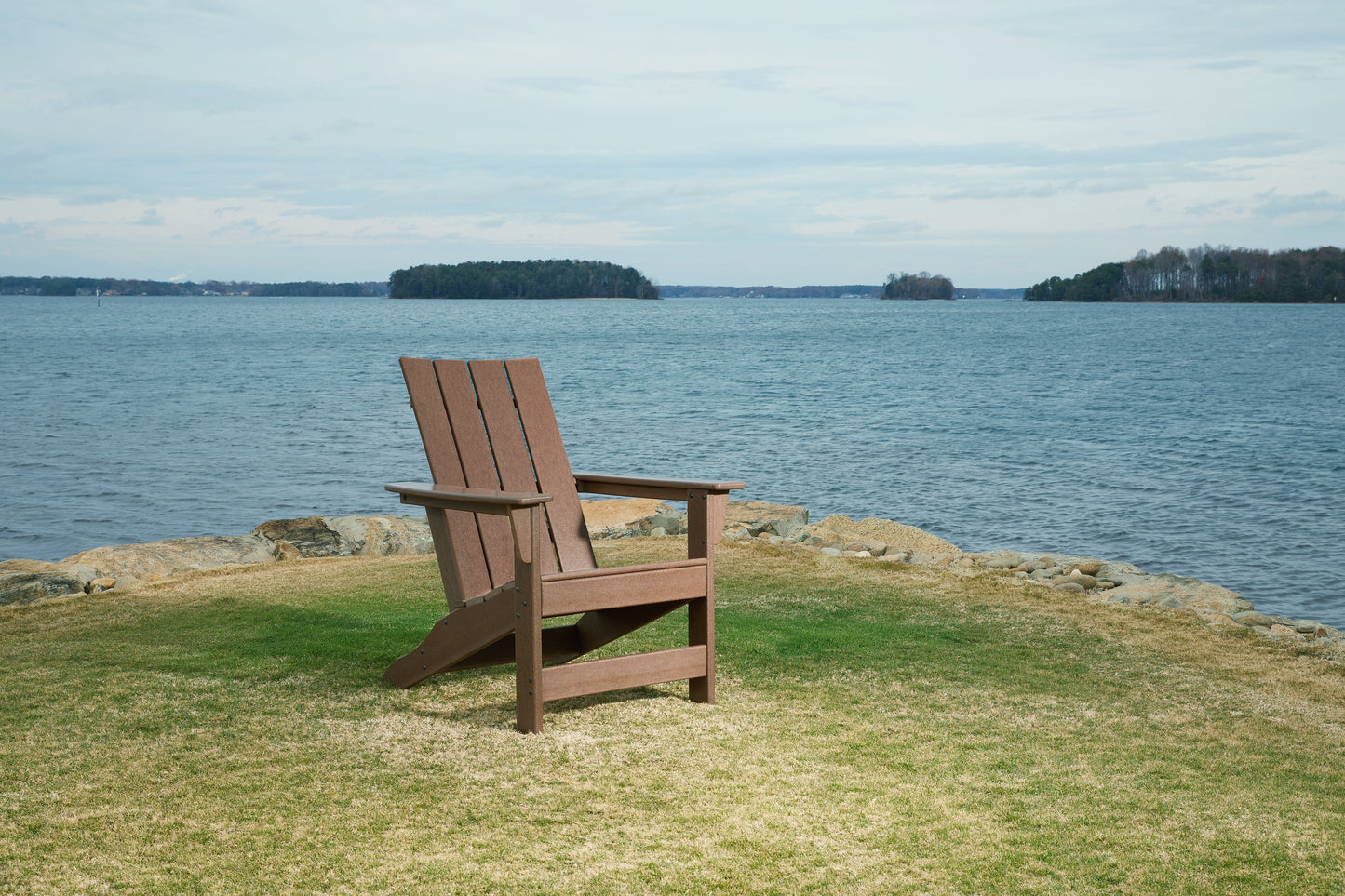Myers Furniture Outlet - Ashley Furniture - Emmeline Outdoor - Adirondack Chair / Brown - P420-898
