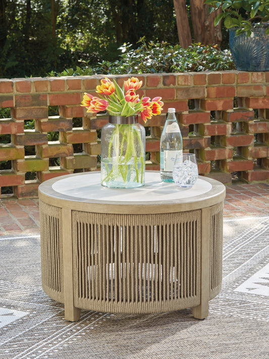 Myers Furniture Outlet - Ashley Furniture - Spooners Cove Outdoor - Round Cocktail Table - PCP469-708