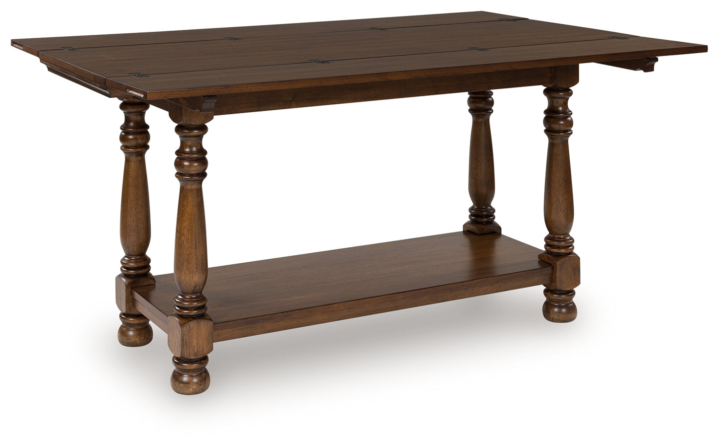 Myers Furniture Outlet - Ashley Furniture - Sturlayne Flip Top Sofa Table - Flip Top Sofa Table / Brown - T609-4