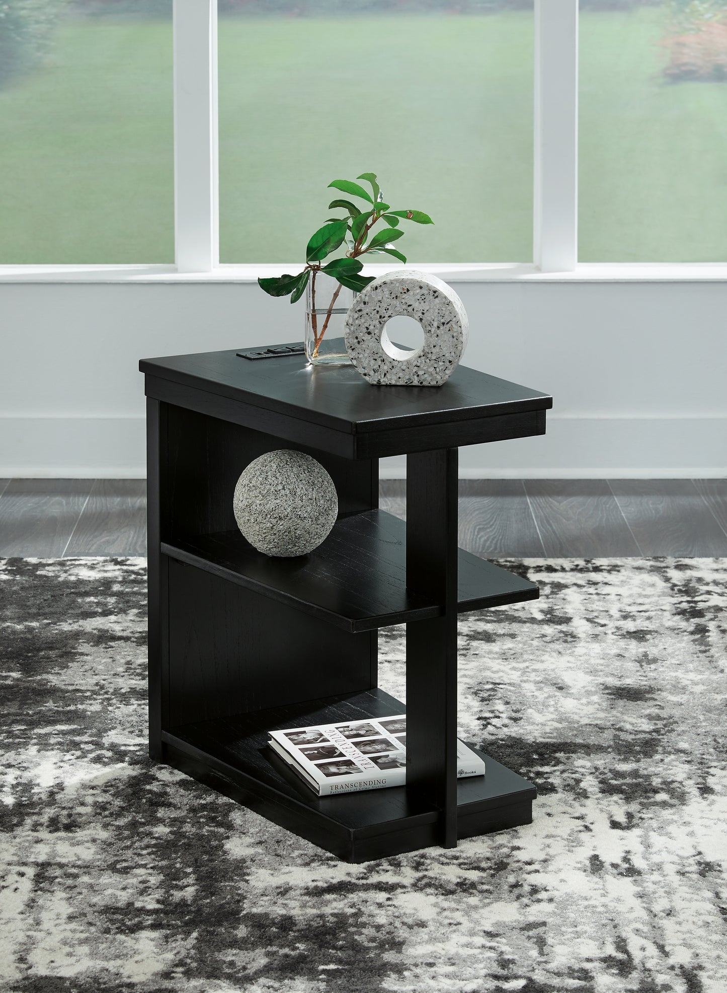 Myers Furniture Outlet - Ashley Furniture - Winbardi Chairside End Table - Chair Side End Table / Black - T786-7
