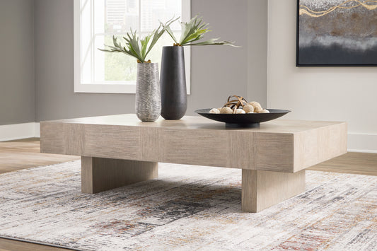 Myers Furniture Outlet - Ashley Furniture - Jorlaina Coffee Table - Square Cocktail Table / Light Grayish Brown - T622-8