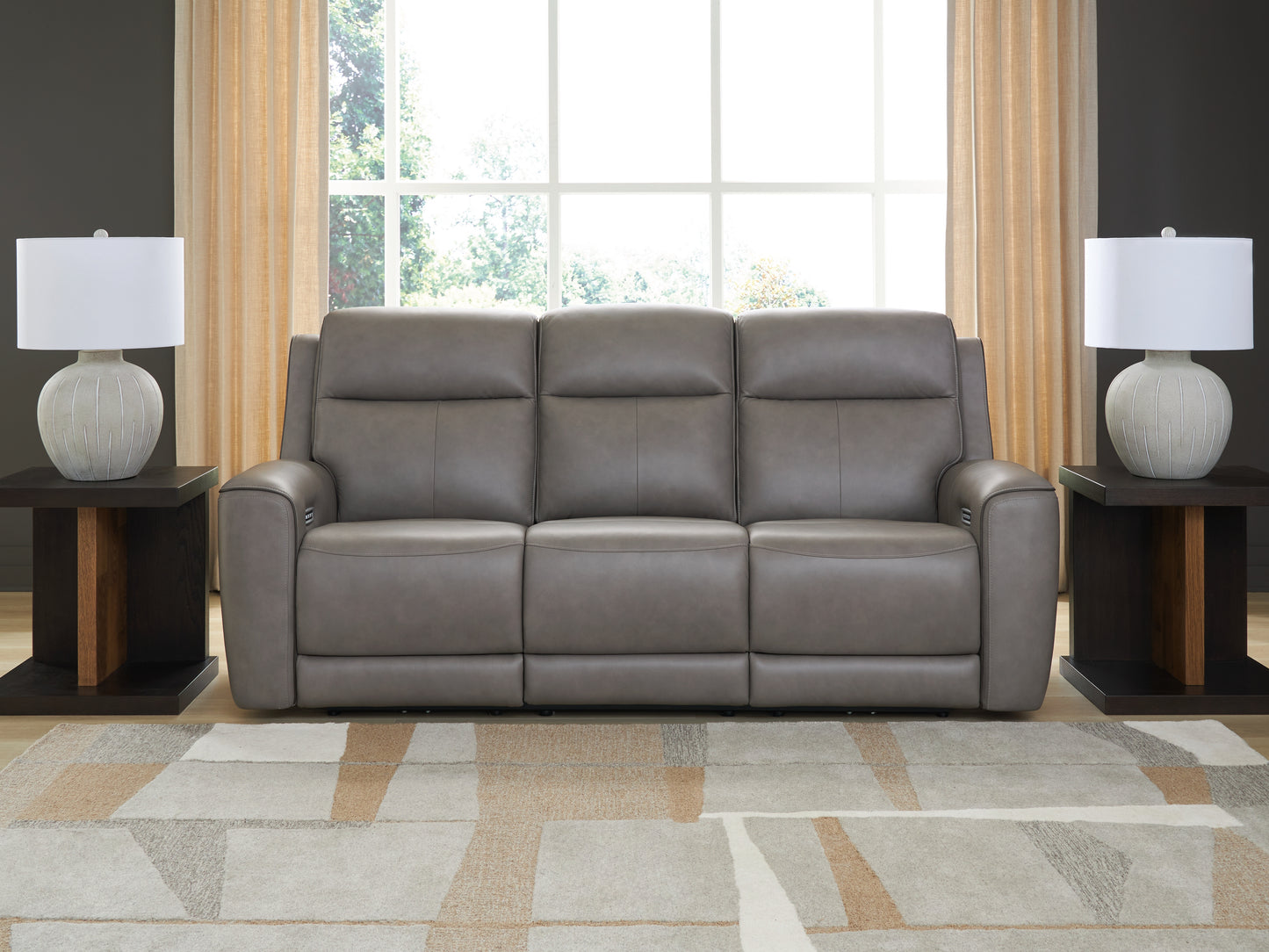 Myers Furniture Outlet - Ashley Furniture - 5Z-Comfort Living Room - PWR REC Sofa with ADJ Headrest / Coin - PCU1090015