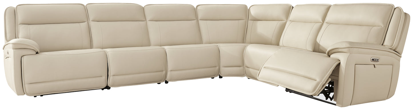 Myers Furniture Outlet - Ashley Furniture - Double Deal Sectional - 6-Piece Reclining Sectional / Almond - U13001S7