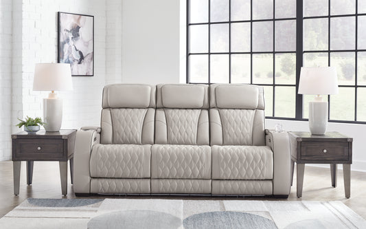 Myers Furniture Outlet - Ashley Furniture - Boyington Living Room - PWR REC Loveseat/CON/ADJ HDRST / Black - U2710618
