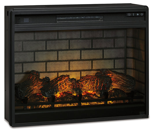Myers Furniture Outlet - Ashley Furniture - Entertainment Accessories Electric Infrared Fireplace Insert - Electric Infrared Fireplace Insert / Black - W100-121