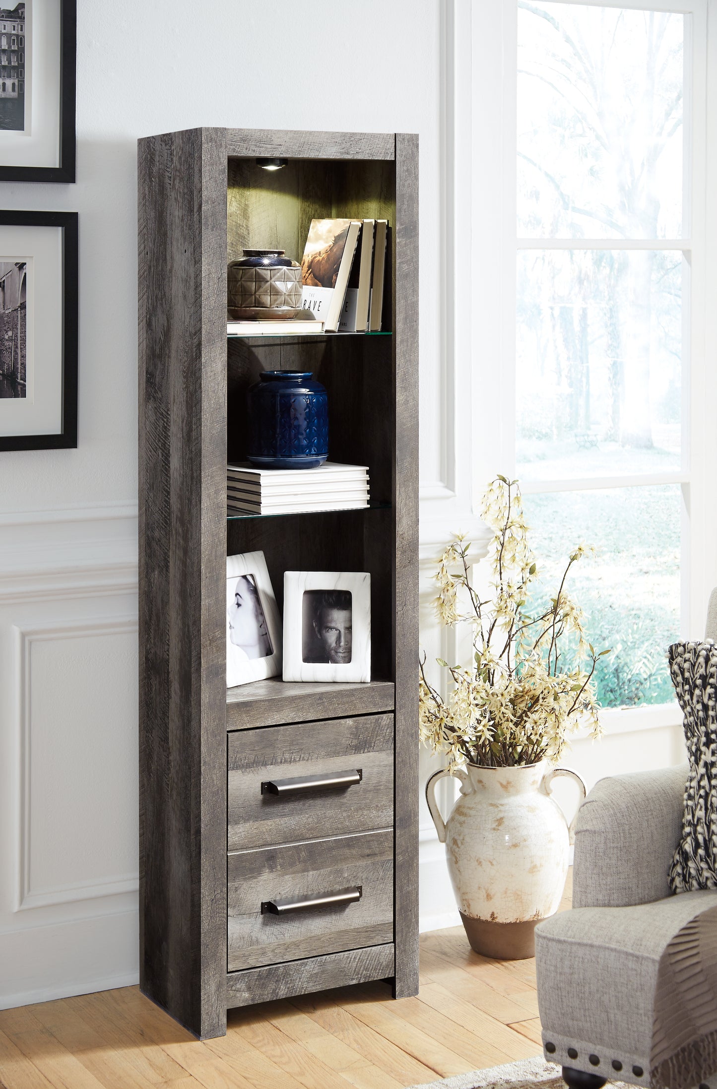 Myers Furniture Outlet - Ashley Furniture - Wynnlow Entertainment Center - Pier / Gray - W440-24