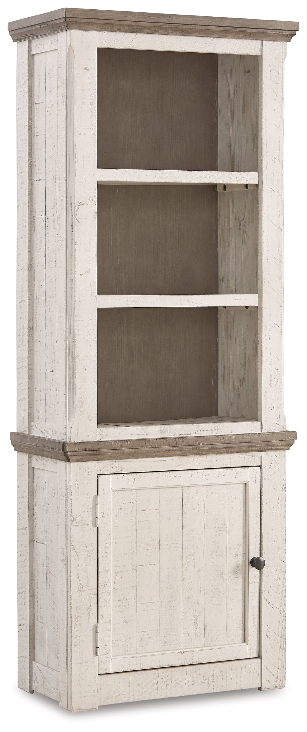 Myers Furniture Outlet - Ashley Furniture - Havalance Left Pier Cabinet - Left Pier Cabinet / Two-tone - W814-33