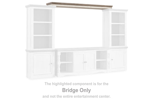 Myers Furniture Outlet - Ashley Furniture - Havalance Entertainment Center - Bridge / Two-tone - W814-35