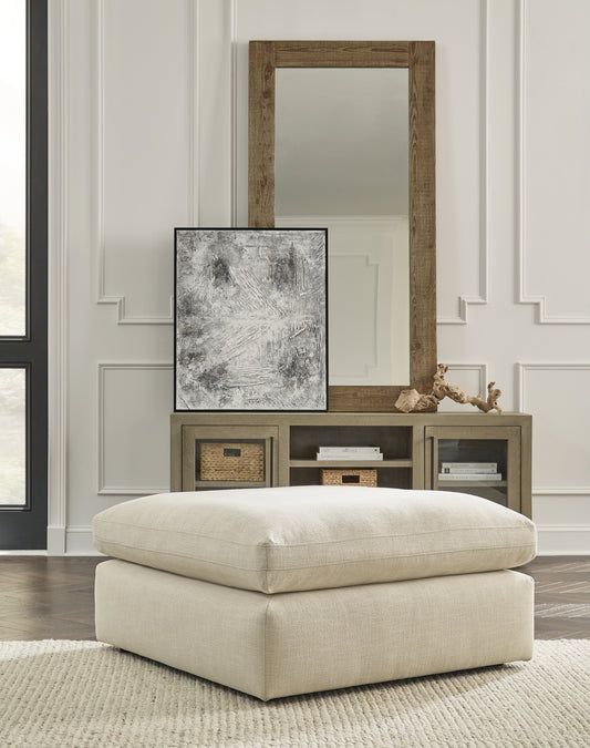 Myers Furniture Outlet - Ashley Furniture - Elyza Living Room - Oversized Accent Ottoman / Linen - 1000608