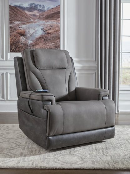 Myers Furniture Outlet - Ashley Furniture - 4Z-Peaceful Pause Living Room - Power Lift Recliner / Sand - PC1210312