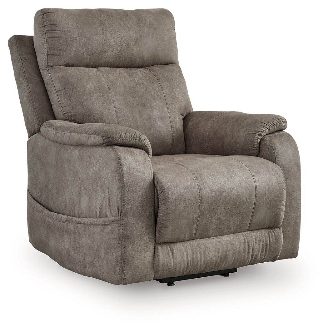 Myers Furniture Outlet - Ashley Furniture - Crestmeade Living Room - Power Lift Recliner / Espresso - 1350412
