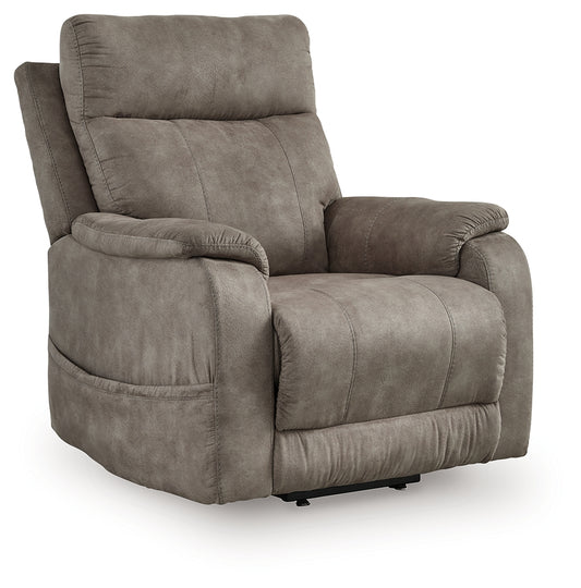 Myers Furniture Outlet - Ashley Furniture - Crestmeade Living Room - Power Lift Recliner / Espresso - 1350412