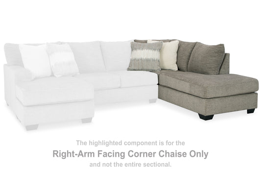 Myers Furniture Outlet - Ashley Furniture - Creswell Sectional - LAF 2-Piece Sectional with Chaise / Stone - 15305S1