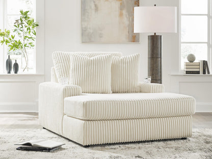 Myers Furniture Outlet - Ashley Furniture - Lindyn Living Room - Chaise / Ivory - 2110415