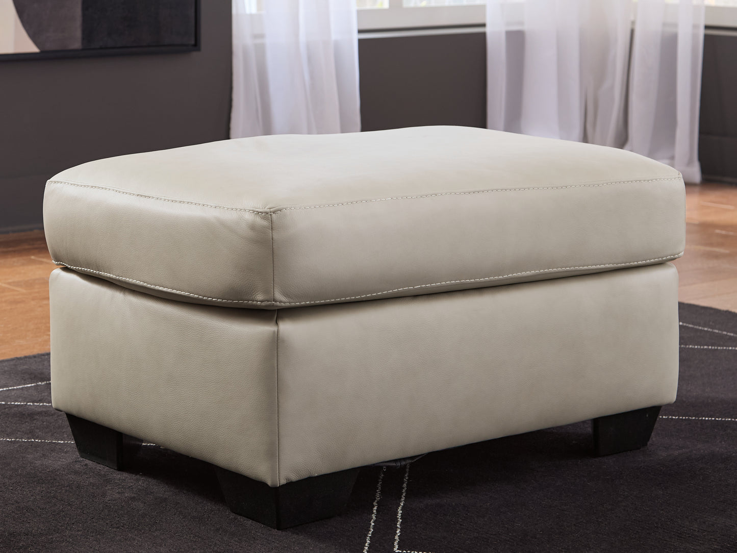 Myers Furniture Outlet - Ashley Furniture - Santorine Living Room - Ottoman / Bone - 2170814