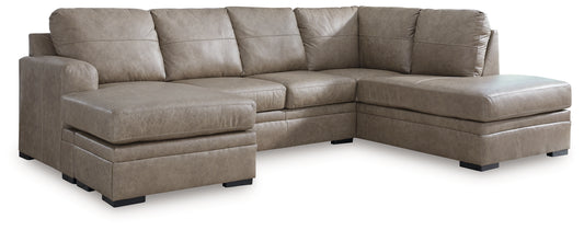 Myers Furniture Outlet - Ashley Furniture - Amuleto Sectional - LAF 2-Piece Sectional with Chaise / Desert - 22405S1