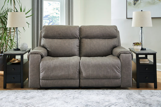 Myers Furniture Outlet - Ashley Furniture - Starbot Sectional - 3-Piece Power Reclining Sectional Sofa / Fossil - 23501S3