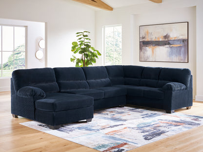 Myers Furniture Outlet - Ashley Furniture - SimpleJoy Sectional - RAF 3-Piece Sectional with Chaise - 24205S1