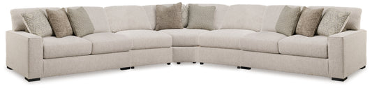 Myers Furniture Outlet - Ashley Furniture - Ballyton Sectional - RAF 3-Piece Sectional / Sand - 25102S1