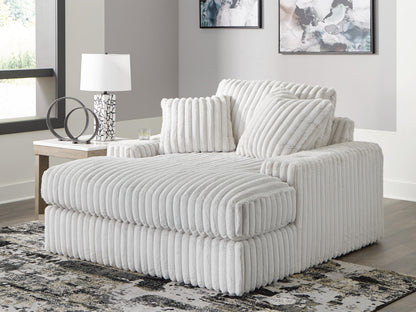Myers Furniture Outlet - Ashley Furniture - Stupendous Living Room - Oversized Chaise / Alloy - 2590315