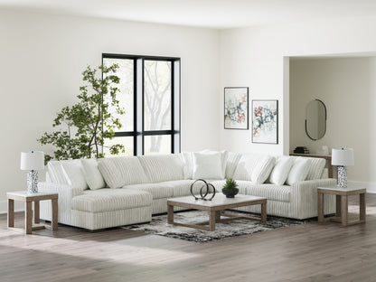 Myers Furniture Outlet - Ashley Furniture - Stupendous Sectional - RAF 5-Piece Sectional with Chaise / Alloy - 25903S8