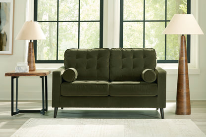 Myers Furniture Outlet - Ashley Furniture - Reveon Lakes Living Room - Loveseat / Olive - 2640435
