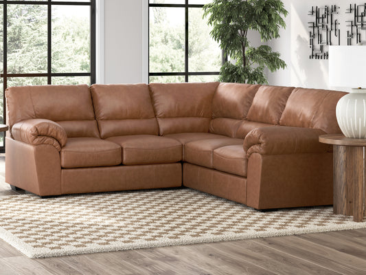 Myers Furniture Outlet - Ashley Furniture - WillowBend Sectional - RAF 2-Piece Sectional / Umber - PC27705S1