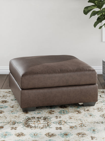 Myers Furniture Outlet - Ashley Furniture - WillowBend Living Room - Oversized Accent Ottoman / Umber - PC2770508