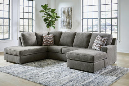 Myers Furniture Outlet - Ashley Furniture - O'Phannon Sectional - RAF 2-Piece Sectional with Chaise / Putty - 29402S2
