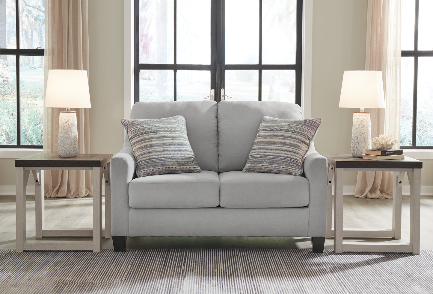 Myers Furniture Outlet - Ashley Furniture - Adlai Living Room - Loveseat / Shadow - 3010335