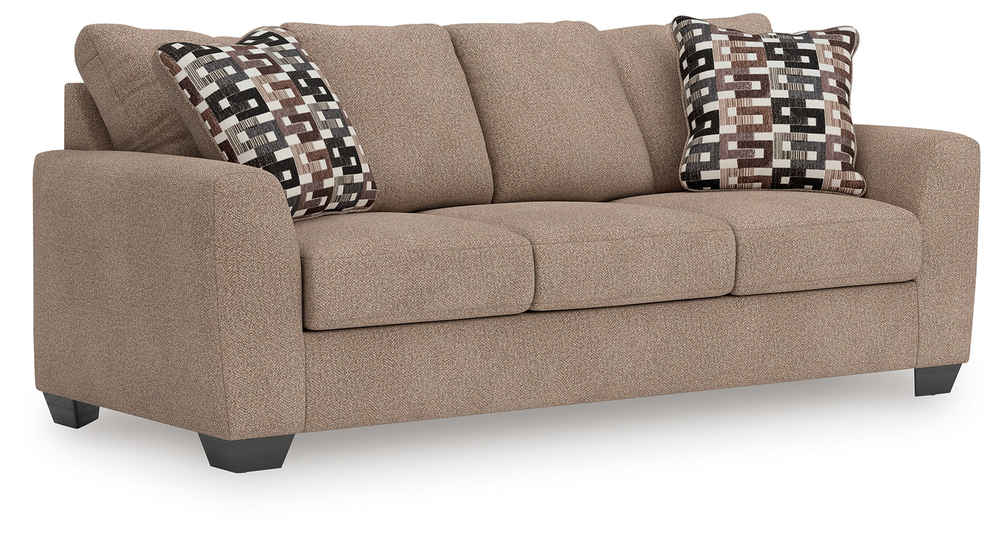 Myers Furniture Outlet - Ashley Furniture - Triston-Peaks Living Room - Queen Sofa Sleeper / Suede - 3020439