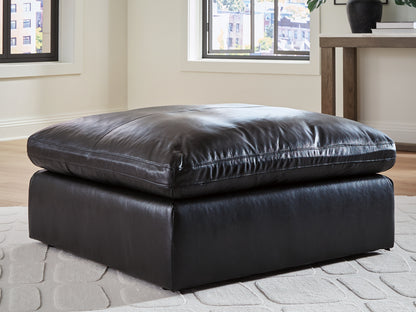 Myers Furniture Outlet - Ashley Furniture - Emilia Sectional - Oversized Accent Ottoman / Black - 3090208