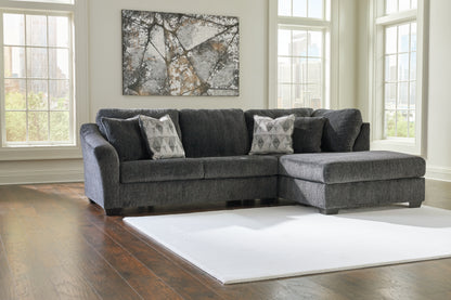 Myers Furniture Outlet - Ashley Furniture - Biddeford Sectional - LAF 2-Piece Sectional with Chaise / Shadow - 35504S2