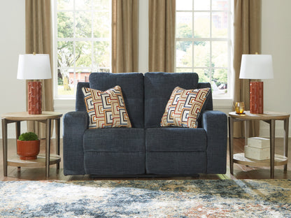 Myers Furniture Outlet - Ashley Furniture - Danum Living Room - Reclining Loveseat / Ink - 3880686