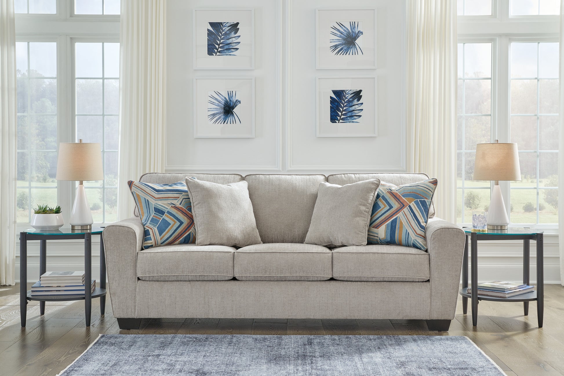 Myers Furniture Outlet - Ashley Furniture - Cashton Living Room - Sofa / Ice - 4060638