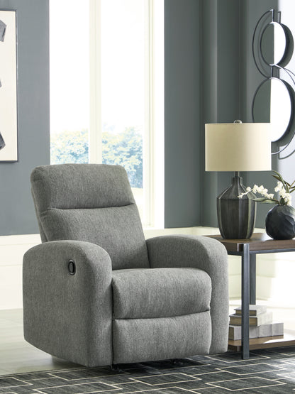 Myers Furniture Outlet - Ashley Furniture - Gauntlet Living Room - Rocker Recliner / Sterling - PC4220425