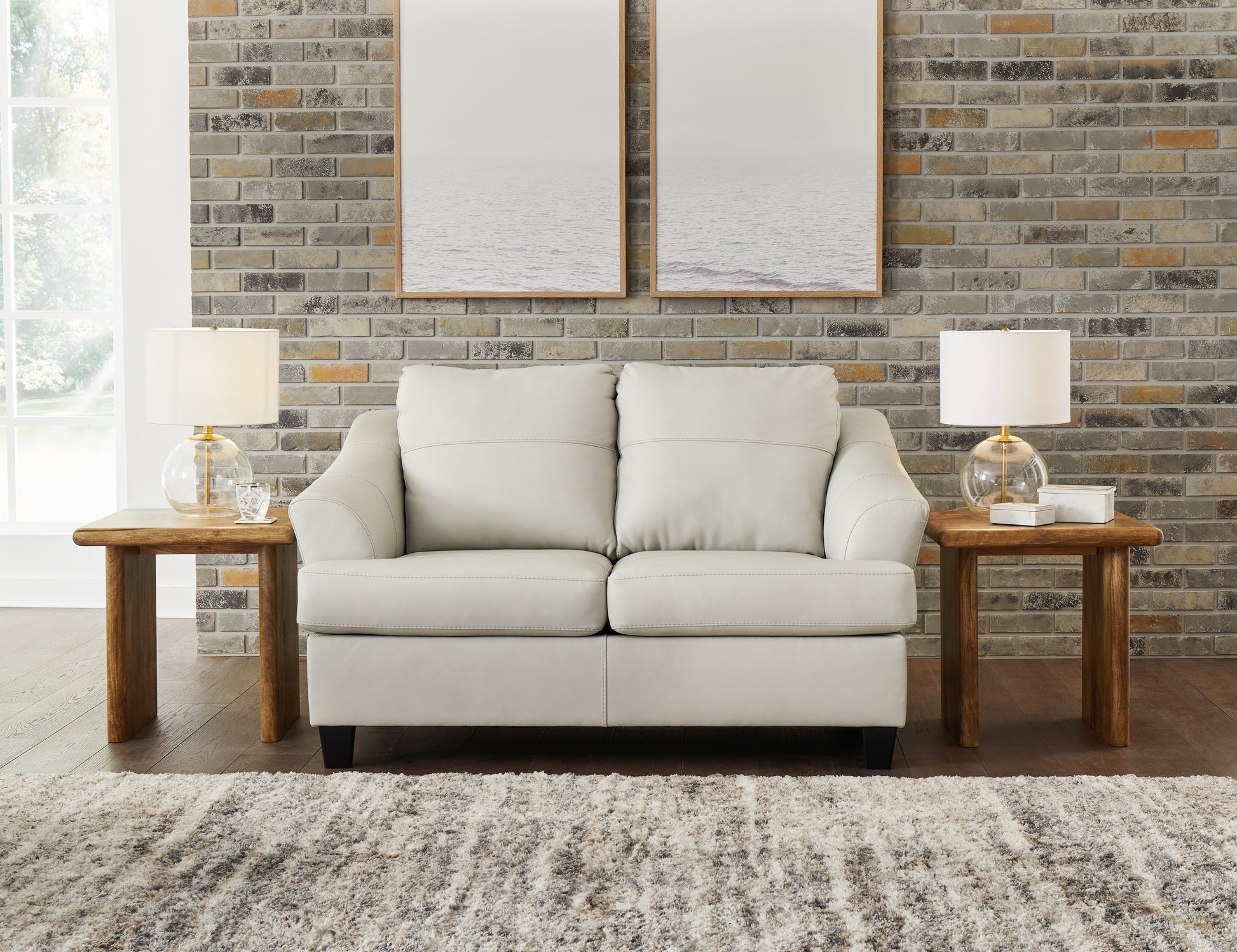 Myers Furniture Outlet - Ashley Furniture - Genoa Living Room - Loveseat / Coconut - 4770435
