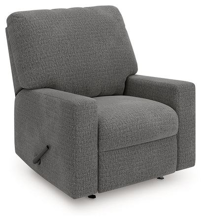 Myers Furniture Outlet - Ashley Furniture - Newellen Living Room - Rocker Recliner / Greystone - 4840525