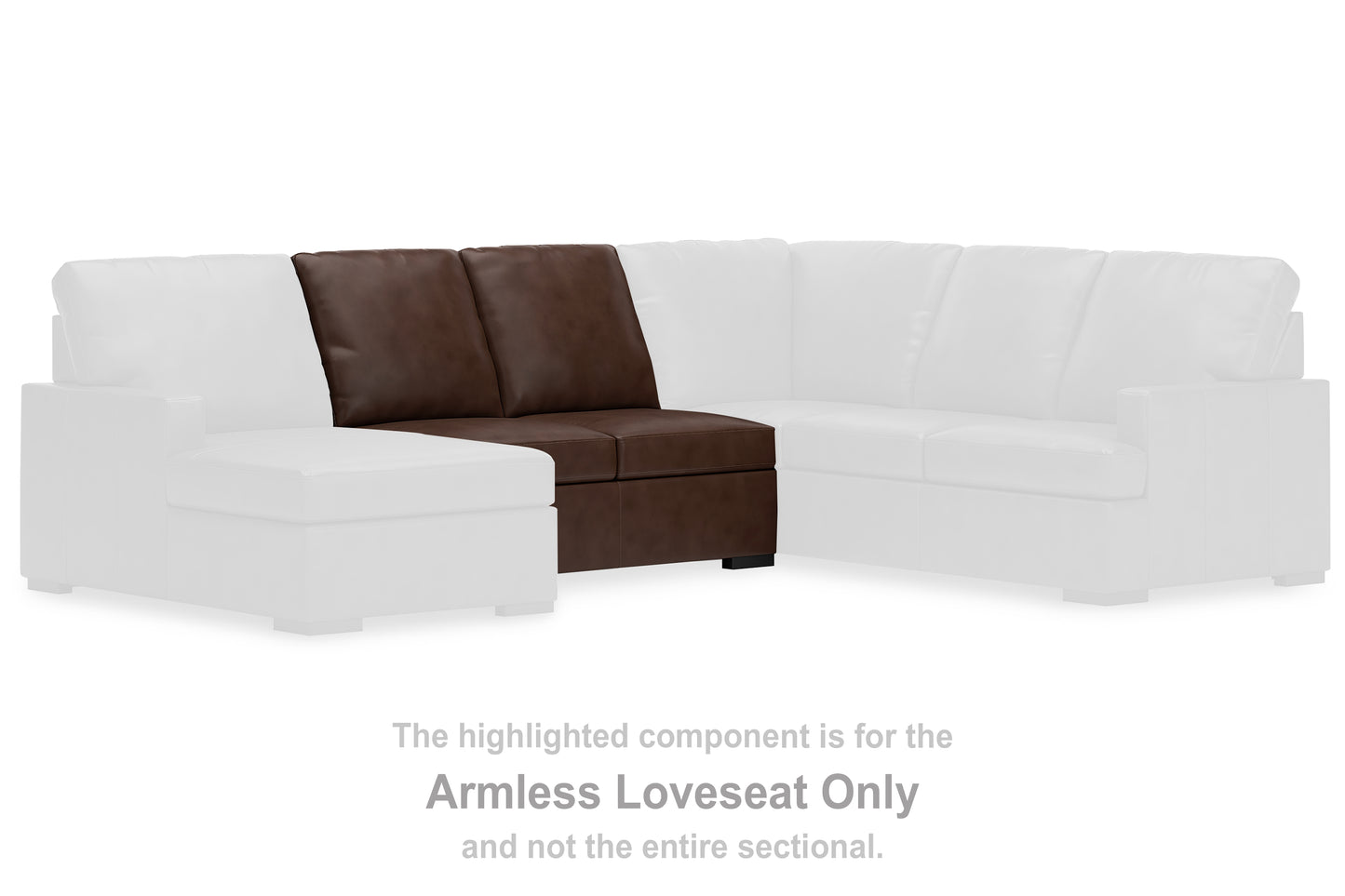 Myers Furniture Outlet - Ashley Furniture - McDowlan Sectional - Armless Loveseat / Coffee - PC4850434